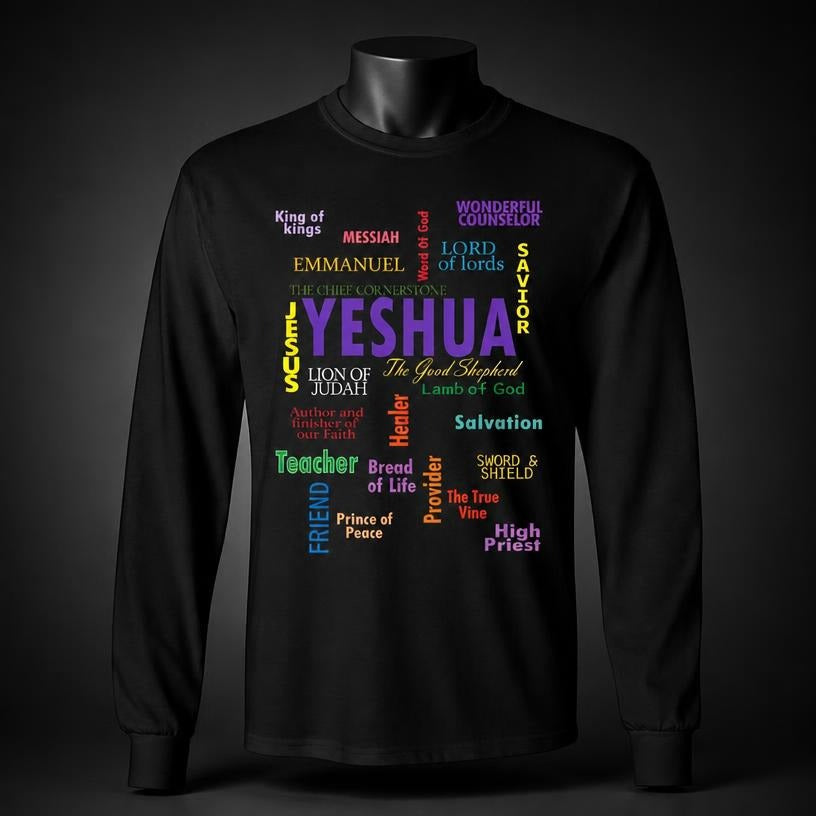 Yeshua's Names - Long Sleeve T-shirt